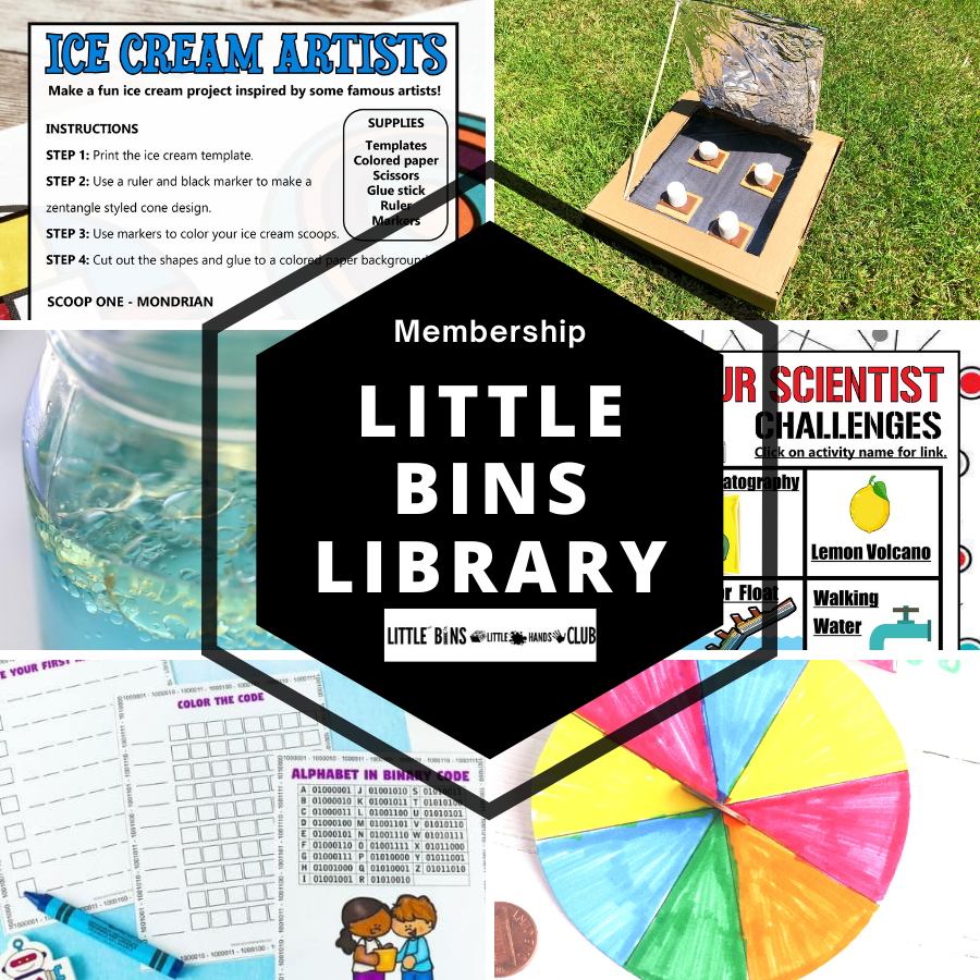 LITTLE BINS LibrarY club -summer
