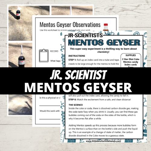 mentos geyser