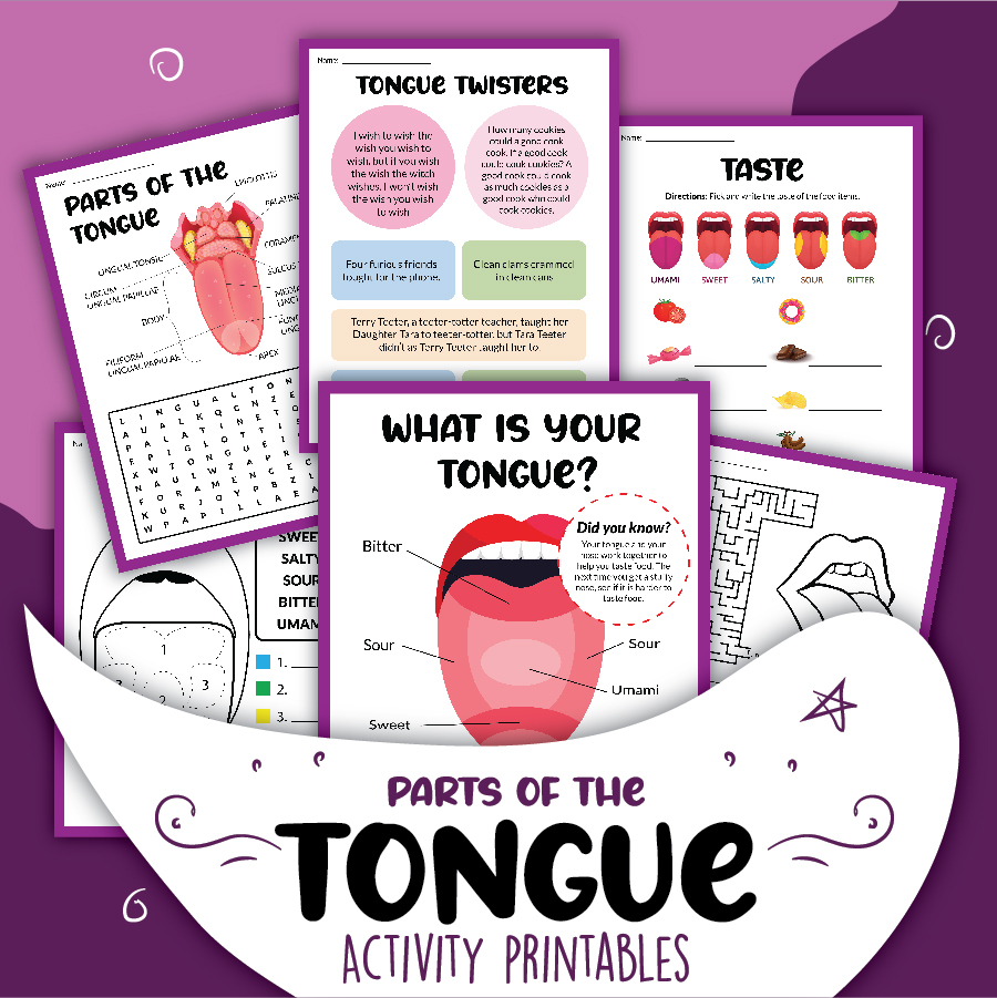 parts of the body tongue