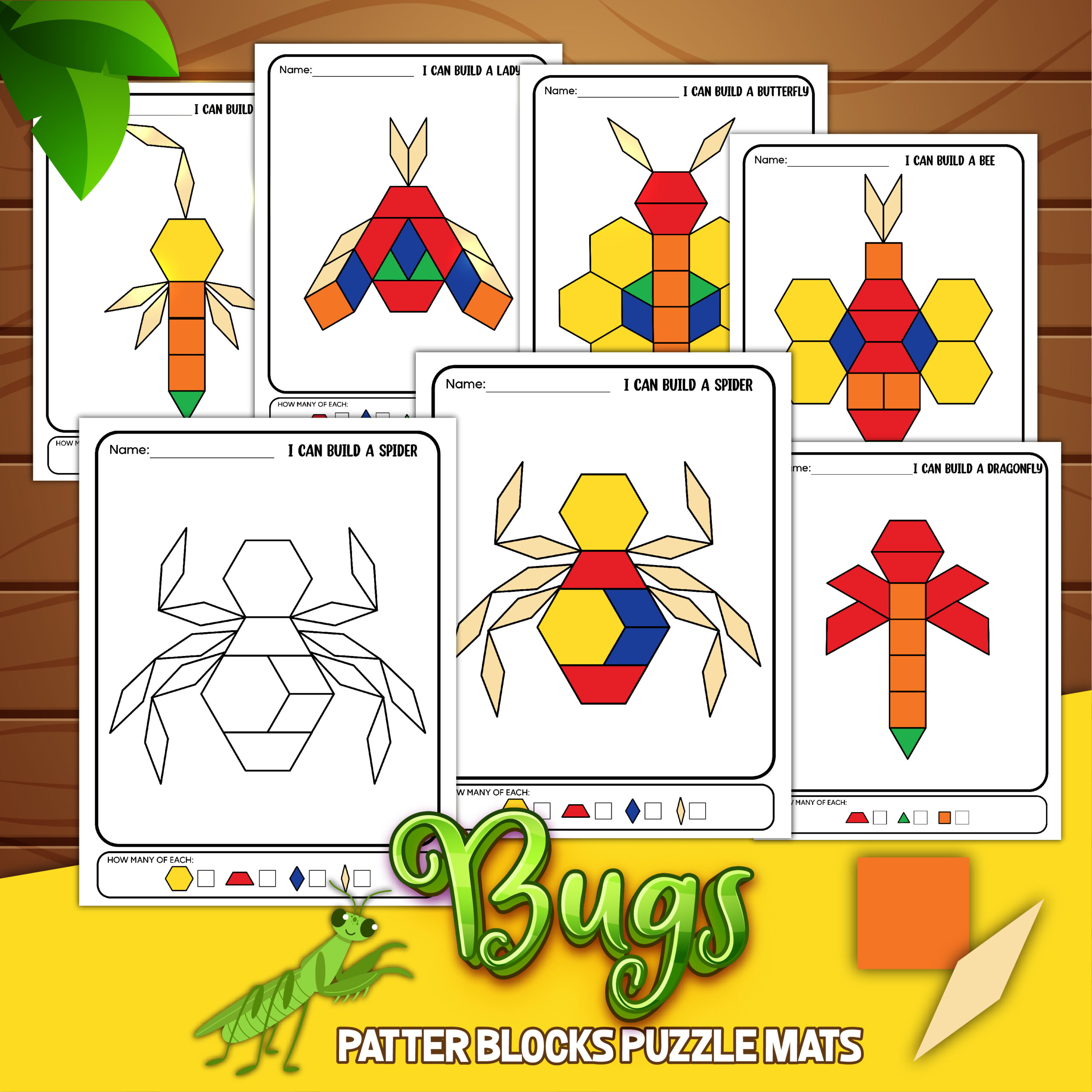 bug shape pattern