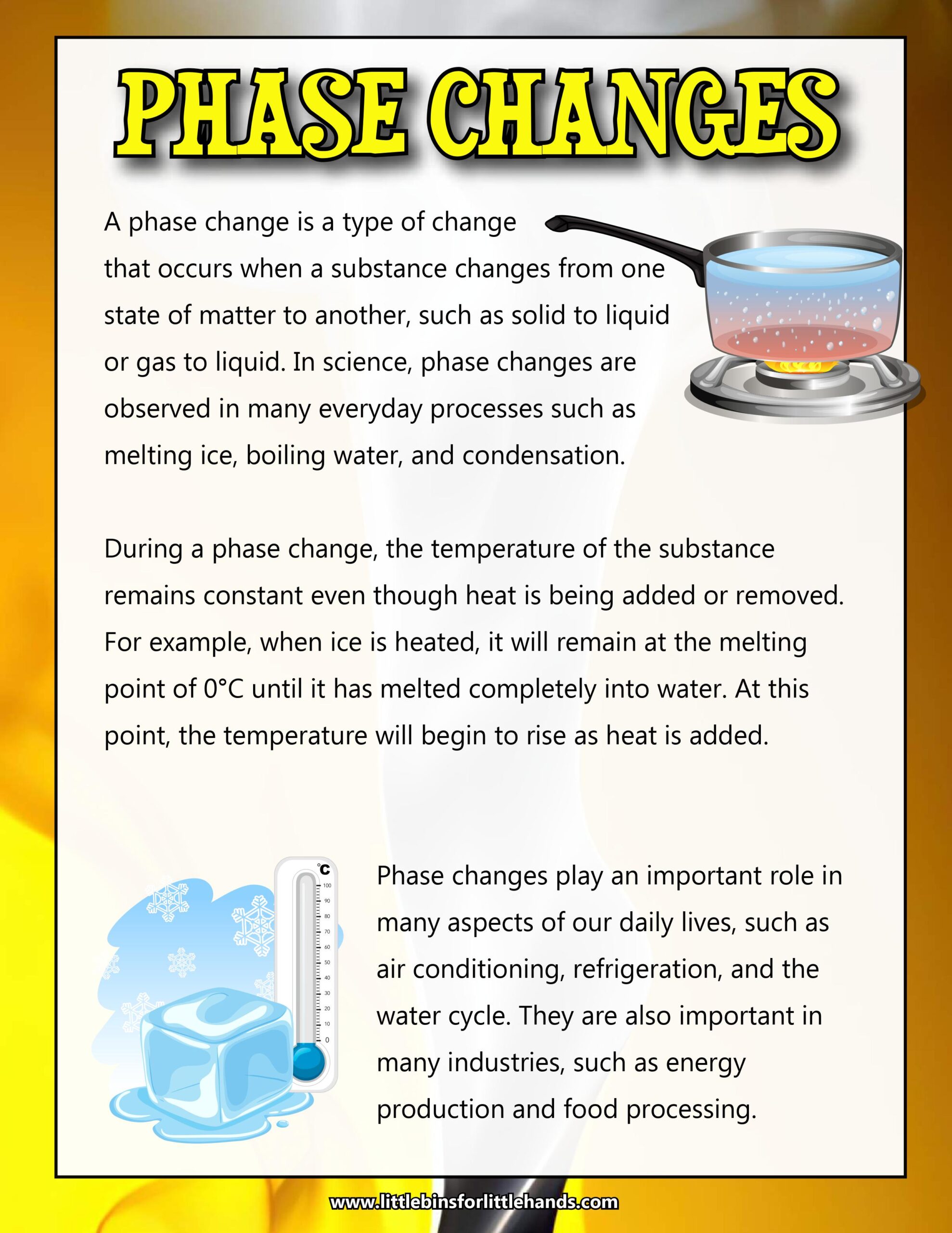 phase changes