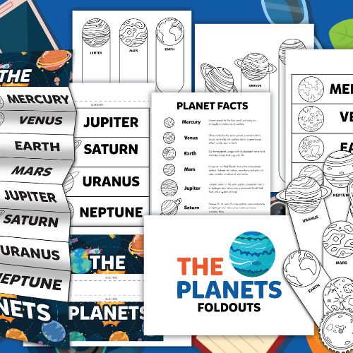 planet solar system fold out