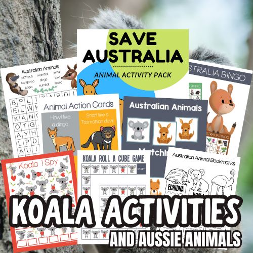 Australian Animals (500 x 500 px)