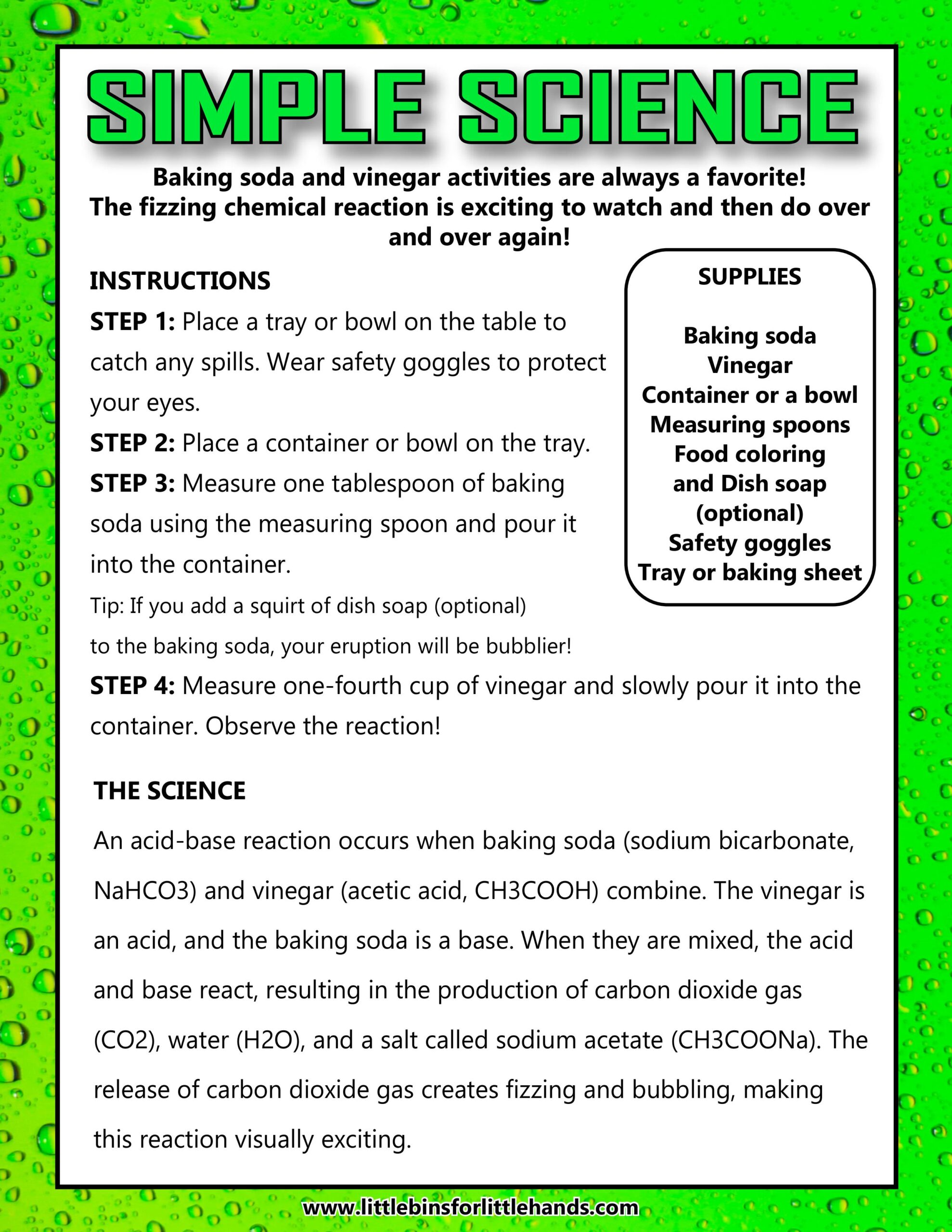 Baking Soda Science Chemical Reaction Download-images-0