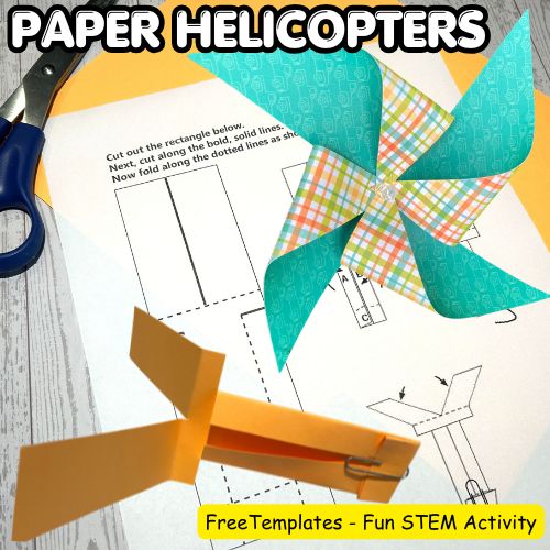 Paper Helicopter STEM